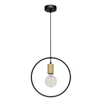 Luster na sajli CARSTEN 1xE27/60W/230V mat hrast
