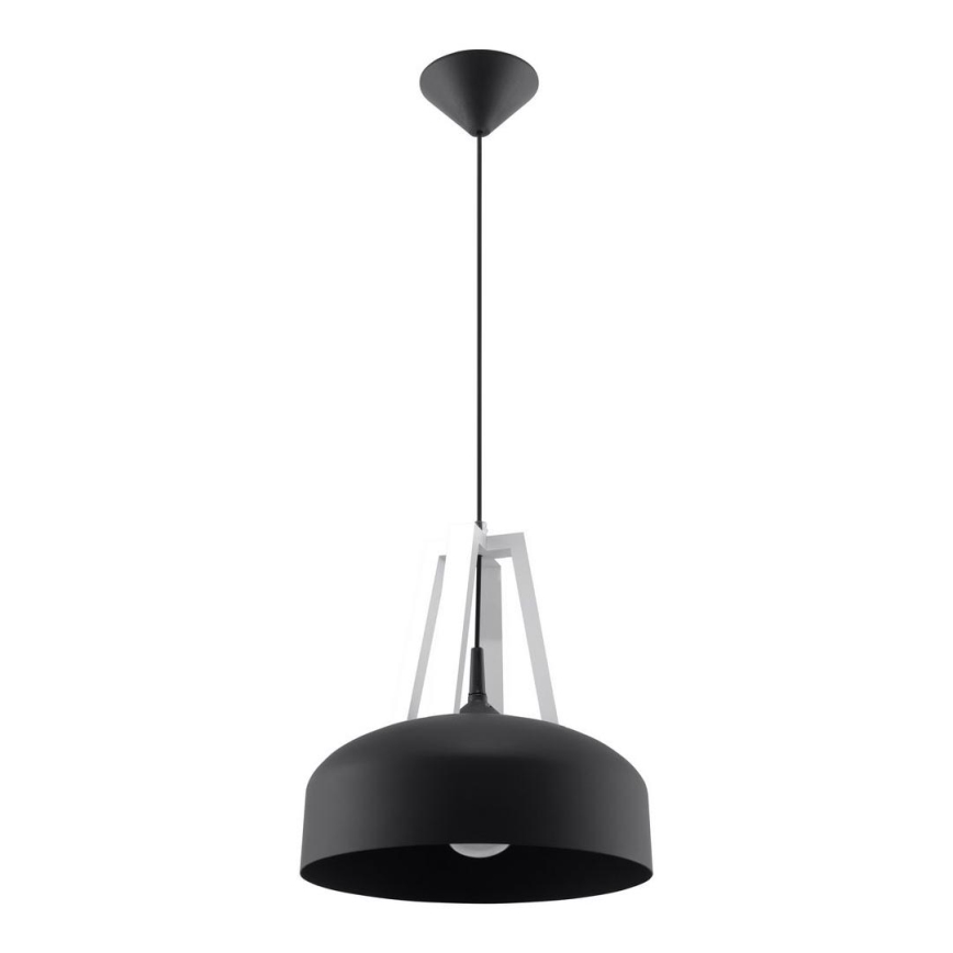 Luster na sajli CASCO 1xE27/60W/230V breza/bukva