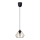 Luster na sajli CEED GOLD 1xE27/60W/230V pr. 17,5 cm crna/zlatna