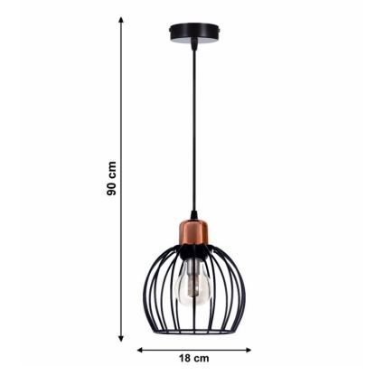 Luster na sajli CELTA 1xE27/40W/230V