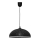 Luster na sajli CIRCLE 1xE27/15W/230V crna