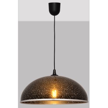 Luster na sajli CIRCLE 1xE27/15W/230V crna