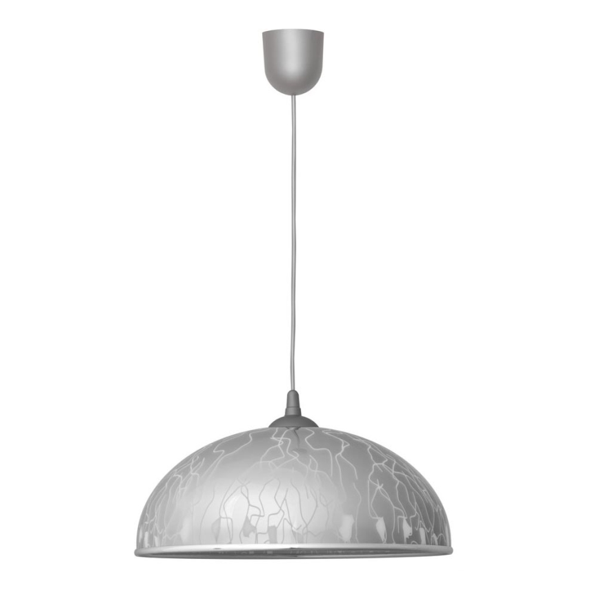 Luster na sajli CIRCLE 1xE27/15W/230V siva