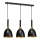 Luster na sajli CLARK 3xE27/60W/230V