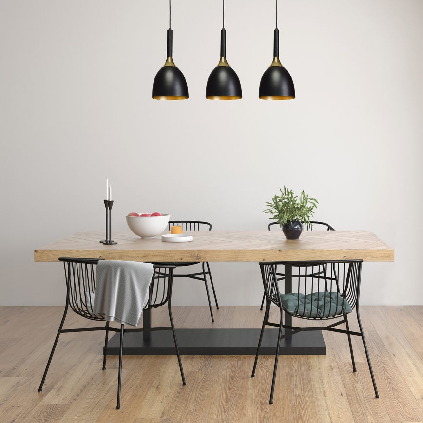 Luster na sajli CLARK 3xE27/60W/230V
