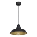 Luster na sajli CLASS 1xE27/15W/230V crna