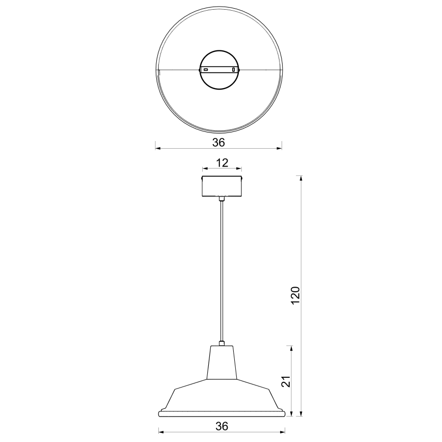 Luster na sajli CLASS 1xE27/15W/230V krem