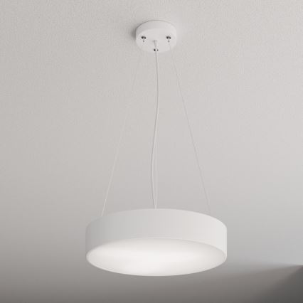 Luster na sajli CLEO 3xE27/24W/230V pr. 40 cm bijela