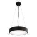 Luster na sajli CLEO 3xE27/24W/230V pr. 40 cm crna