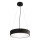 Luster na sajli CLEO 3xE27/24W/230V pr. 40 cm crna