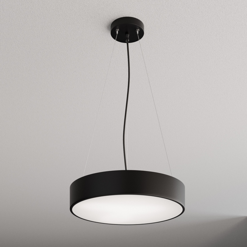 Luster na sajli CLEO 3xE27/24W/230V pr. 40 cm crna