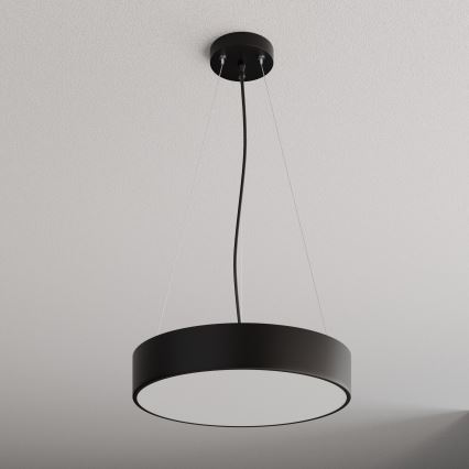 Luster na sajli CLEO 3xE27/24W/230V pr. 40 cm crna
