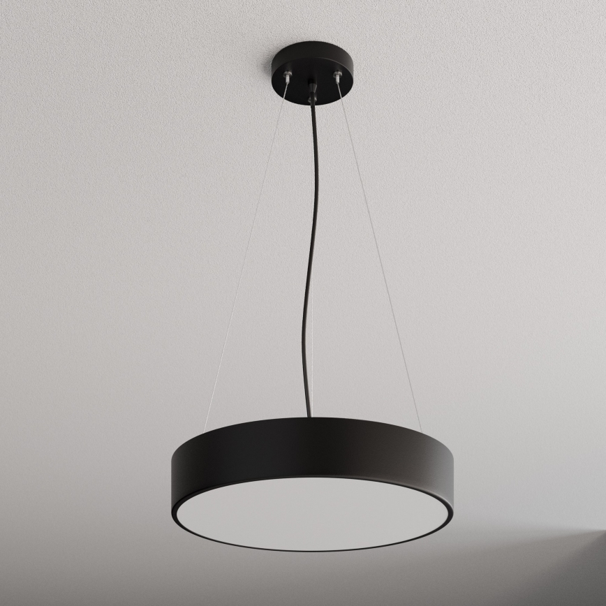 Luster na sajli CLEO 3xE27/24W/230V pr. 40 cm crna