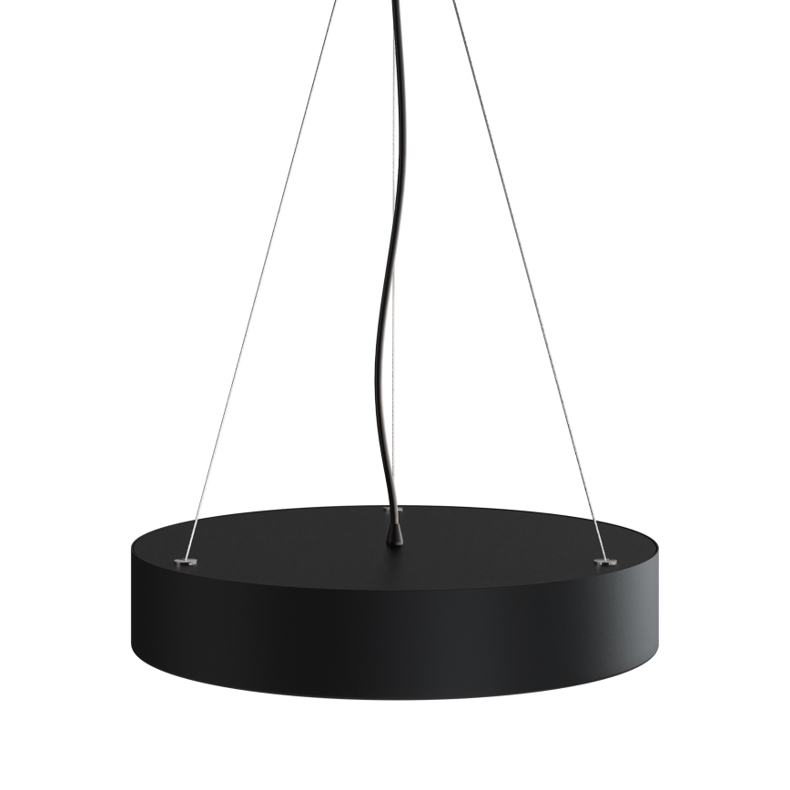 Luster na sajli CLEO 3xE27/24W/230V pr. 40 cm crna