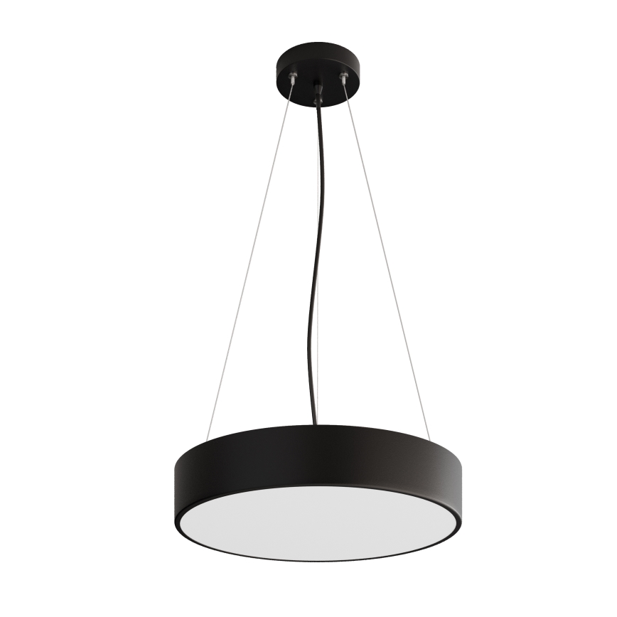 Luster na sajli CLEO 3xE27/24W/230V pr. 40 cm crna