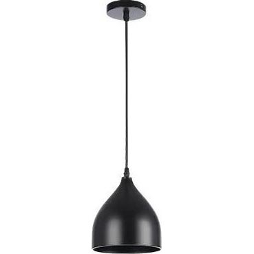 Luster na sajli COMO 1xE27/60W/230V pr. 17 cm crna