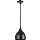Luster na sajli COMO 1xE27/60W/230V pr. 17 cm crna