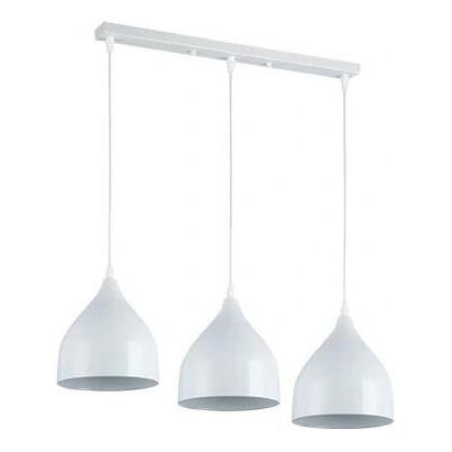Luster na sajli COMO 3xE27/60W/230V bijela