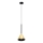 Luster na sajli CONE 1xGU10/10W/230V zlatna/crna