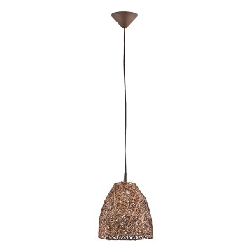 Luster na sajli CONGO 1xE27/15W/230V smeđa