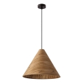 Luster na sajli CONO 1xE27/40W/230V hrastov furnir