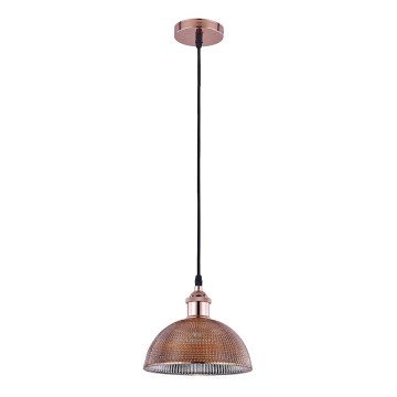 Luster na sajli CONTOUR 1xE27/15W/230V bakrena