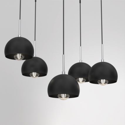 Luster na sajli COOL 5xE27/60W/230V