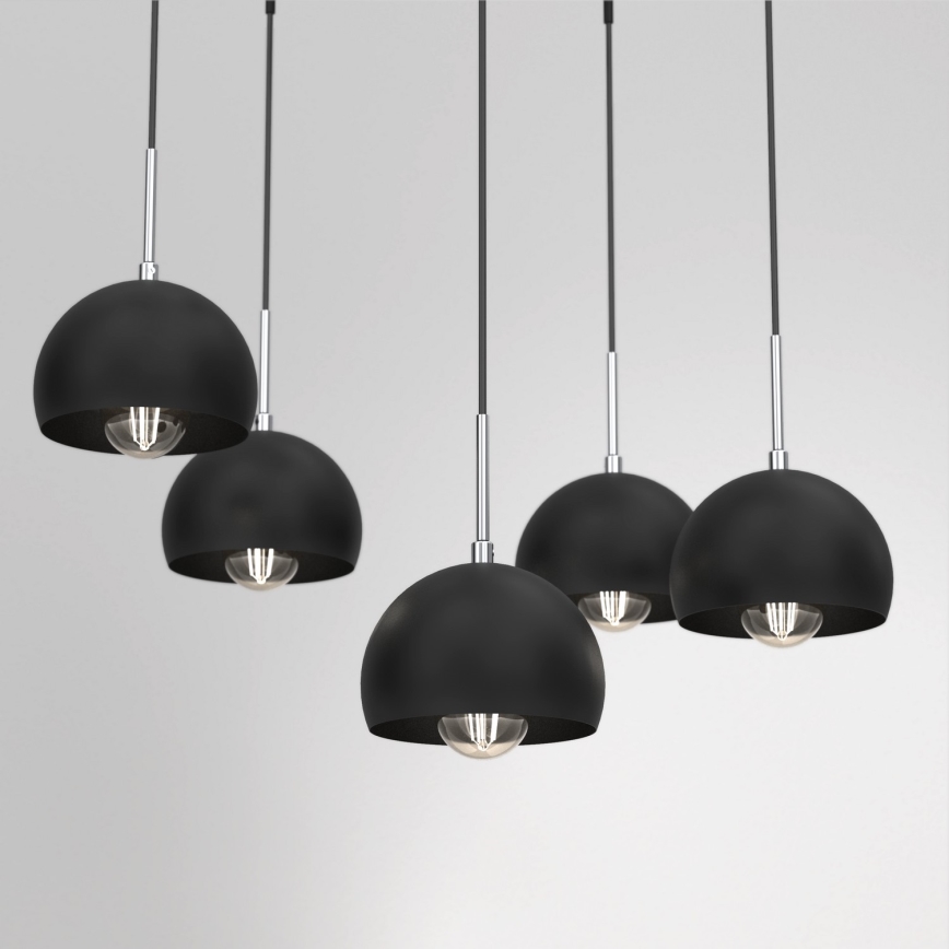 Luster na sajli COOL 5xE27/60W/230V