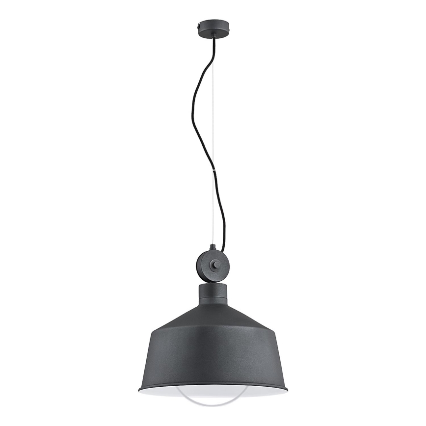 Luster na sajli CORA 1xE27/15W/230V siva