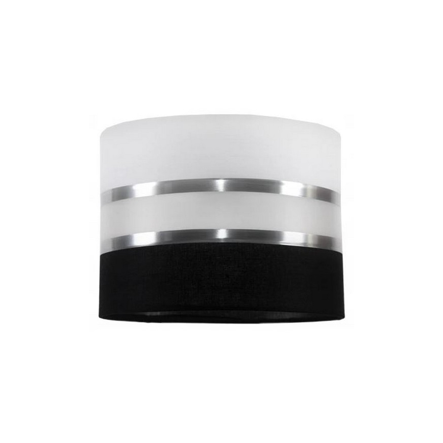 Luster na sajli CORAL 2xE27/60W/230V crno-bijela