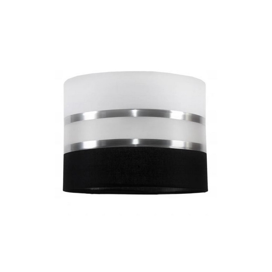 Luster na sajli CORAL 3xE27/60W/230V crno-bijela