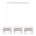 Luster na sajli CORAL 3xE27/60W/230V