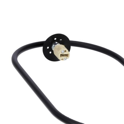 Luster na sajli CORDEL 1xG9/28W/230V crna