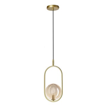 Luster na sajli CORDEL 1xG9/28W/230V mesing/dimna bež