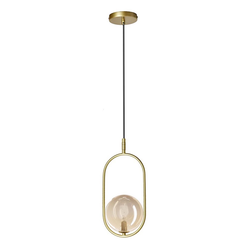 Luster na sajli CORDEL 1xG9/28W/230V mesing/dimna bež