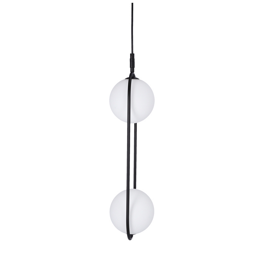 Luster na sajli CORDEL 2xG9/28W/230V crna