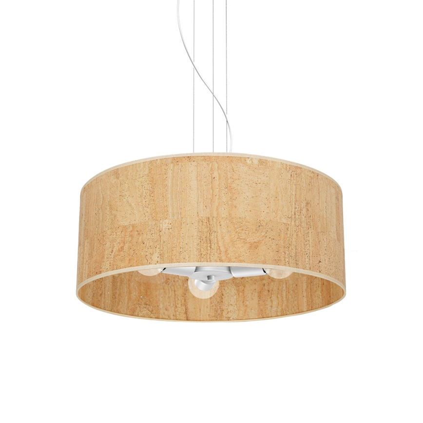Luster na sajli CORK 3xE27/60W/230V