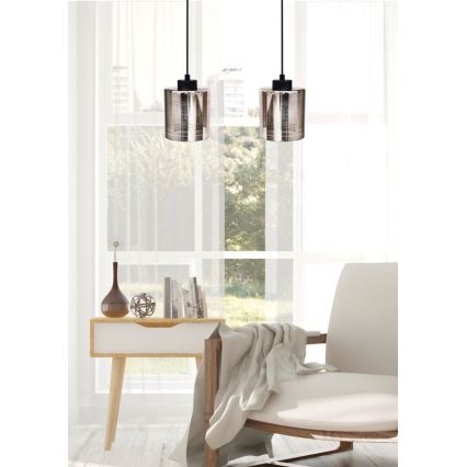 Luster na sajli COX 2xE27/60W/230V