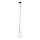 Luster na sajli DAISY 1xG9/12W/230V pr. 14 cm sjajni krom/crna/bijela