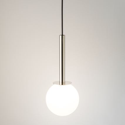 Luster na sajli DAISY 1xG9/12W/230V pr. 14 cm sjajni krom/crna/bijela