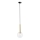 Luster na sajli DAISY 1xG9/12W/230V pr. 14 cm zlatna/crna/prozirna