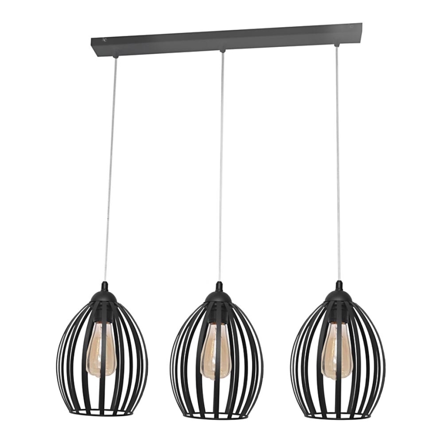 Luster na sajli DALI 3xE27/15W/230V