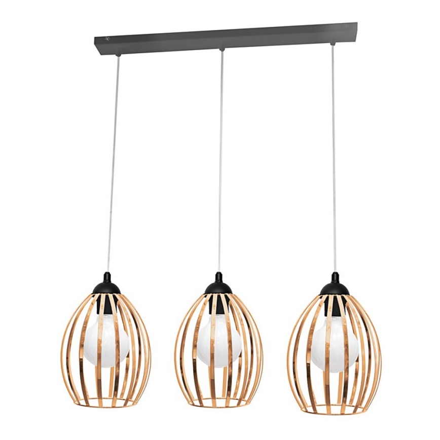 Luster na sajli DALI 3xE27/15W/230V