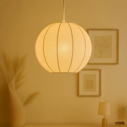 Luster na sajli DANA 1xE27/15W/230V Ø 25 cm bijela