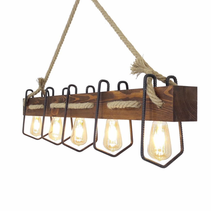 Luster na sajli DEMIR 5xE27/40W/230V