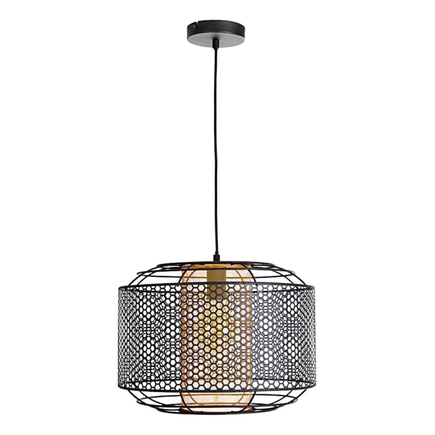 Luster na sajli DENTON 1xE27/40W/230V crna