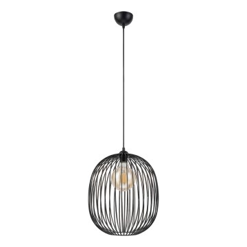 Luster na sajli DESTELLO 1xE27/15W/230V Ø 33 cm crna
