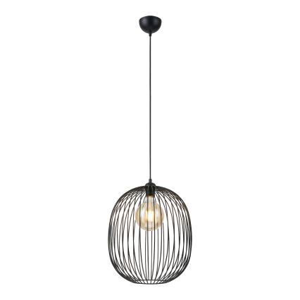 Luster na sajli DESTELLO 1xE27/15W/230V Ø 33 cm crna