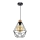 Luster na sajli DIAMENT 1xE27/60W/230V hrast