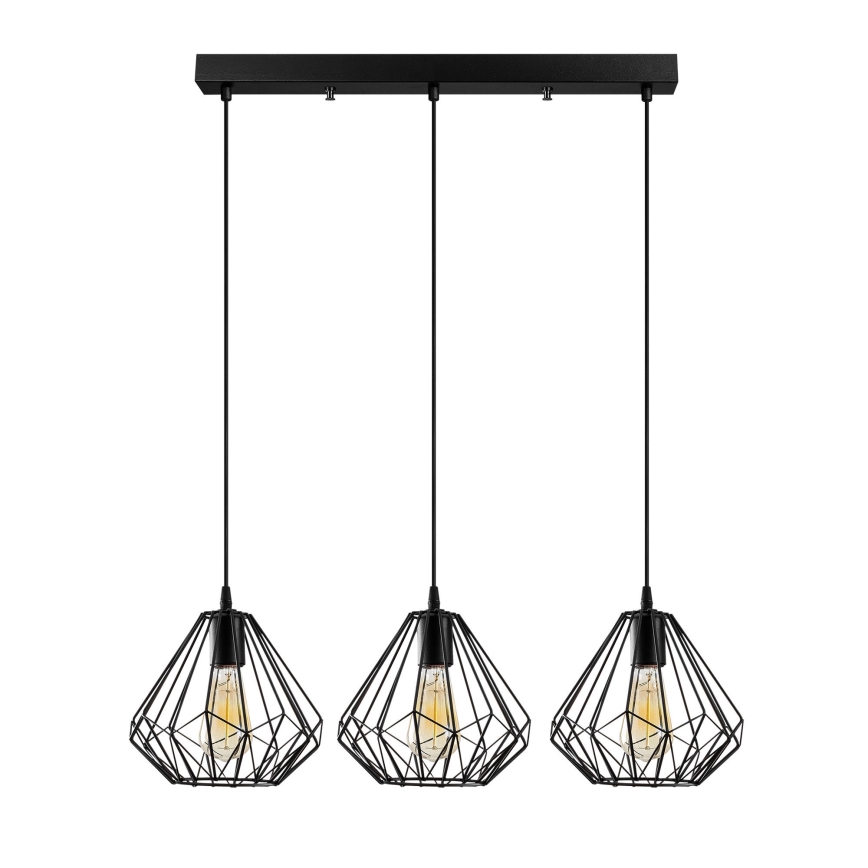 Luster na sajli DIAMOND 3xE27/100W/230V